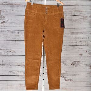NOBO High Rise Sculpting Skinny Tan Corduroy Pant Size 15 NWT